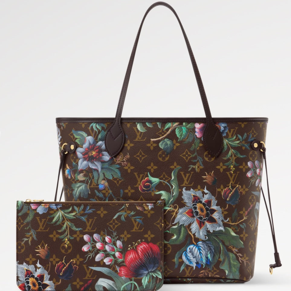 Louis Vuitton Neverfull MM Monogram Eden Tote Bag