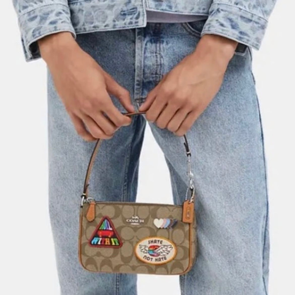 Coach Nolita 19 in Signature Canvas with Patches
