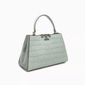 Tory Burch Eleanor Croc-Embossed Satchel Bag