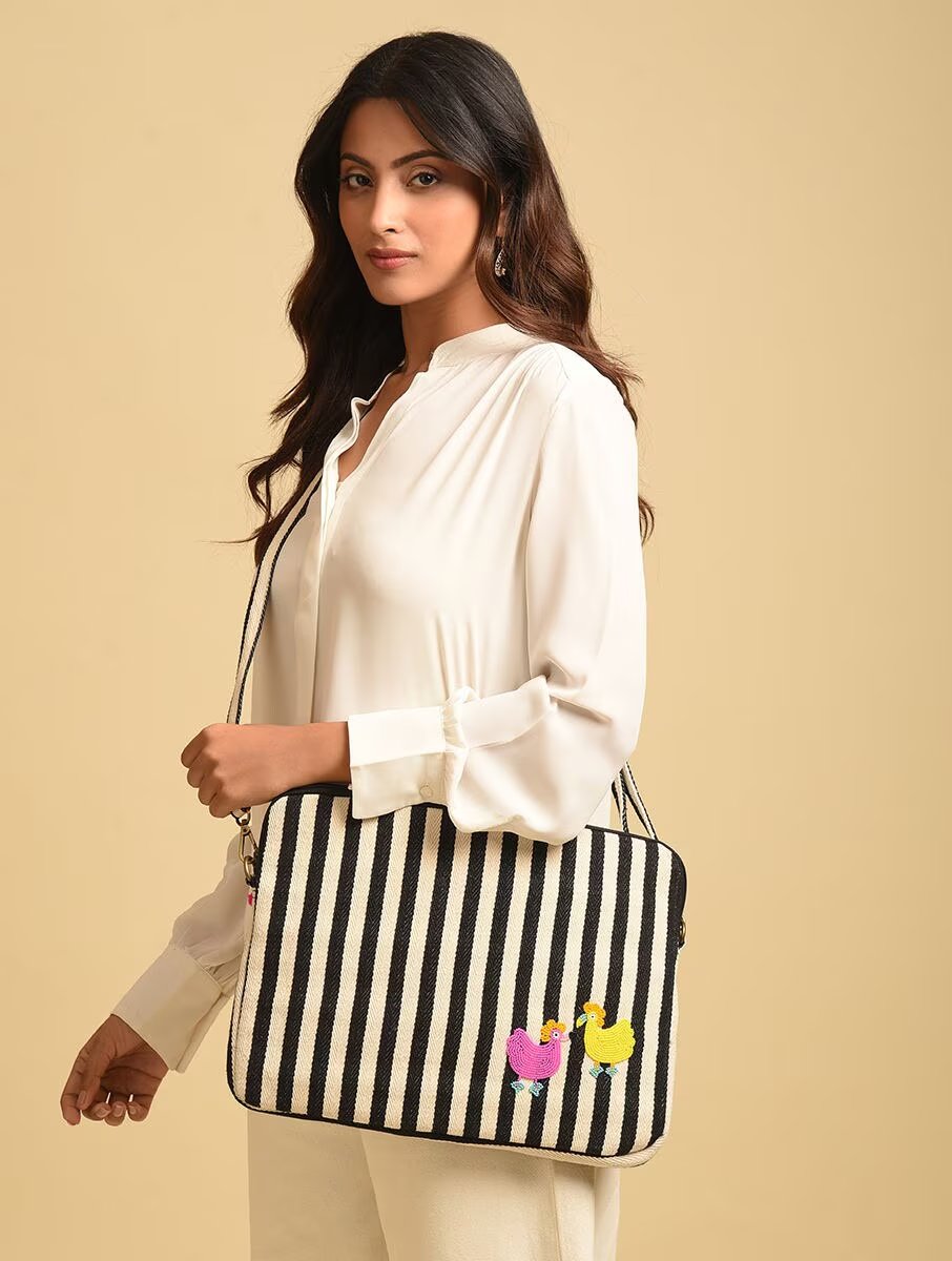 Women Multicolour Cotton Sling Bag