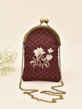 Women MAROON RED Cotton Sling Bag