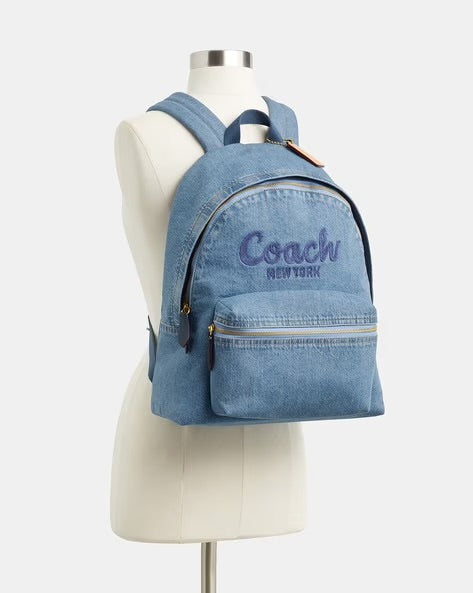 Coach Cargo Backpack with Embroidered Logo