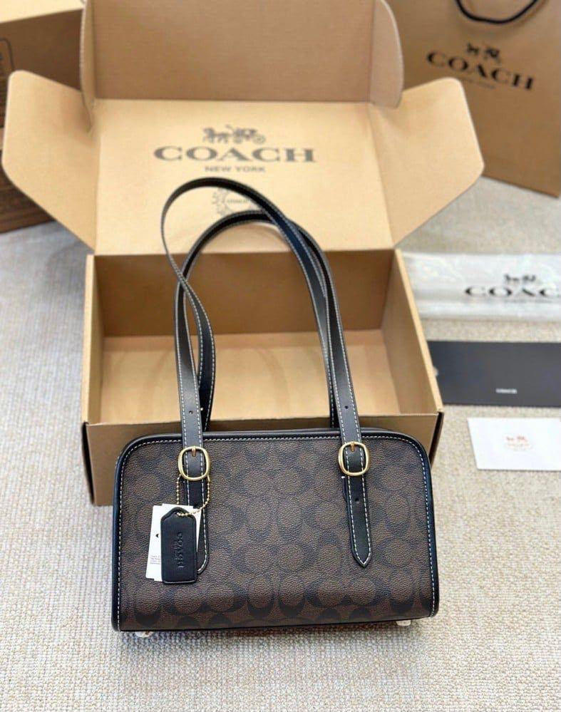 Coach Swing Zip Bag in Signature Canvas