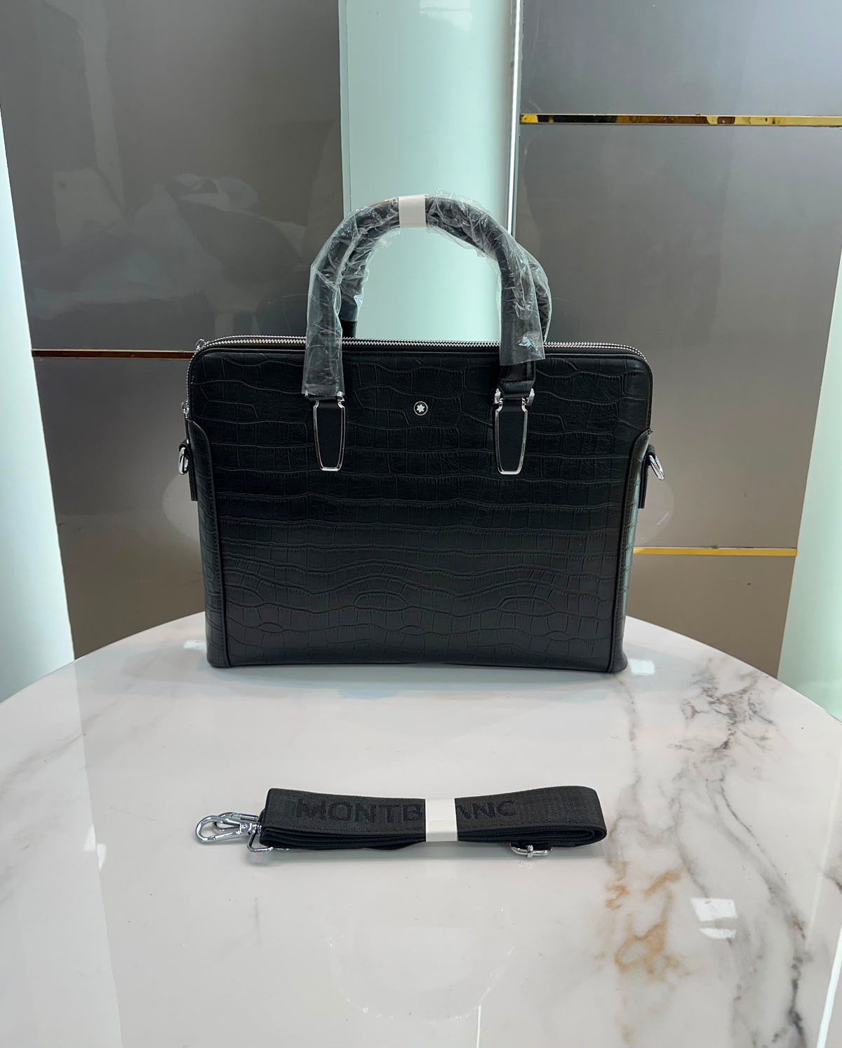 Montblanc Luxury Premium Laptop Bag Black