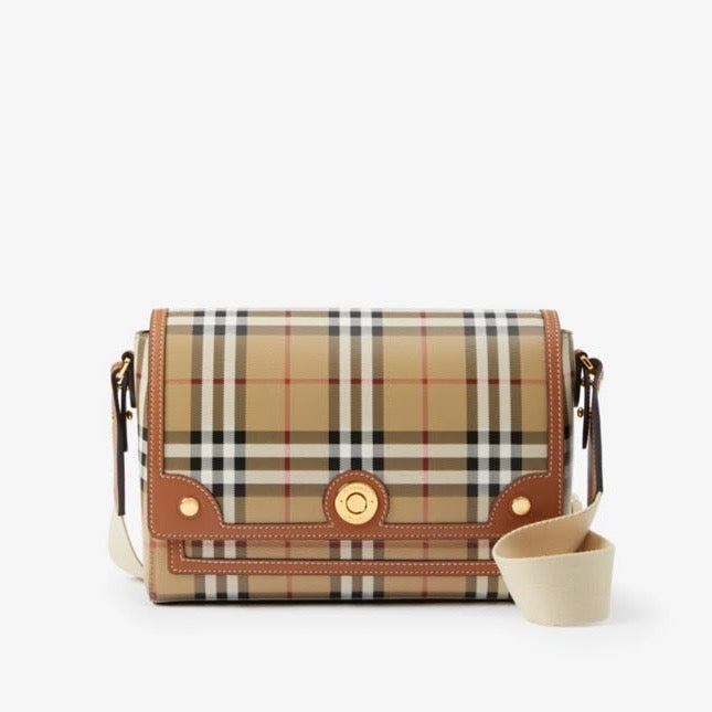 Burberry Archive-Inspired Check Calf Leather Crossbody Bag