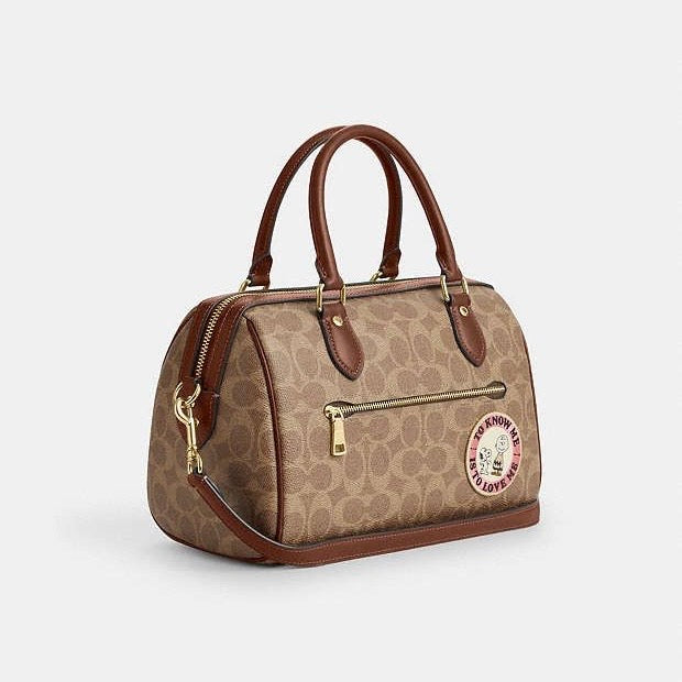 Coach x Peanuts Rowan Satchel Bag