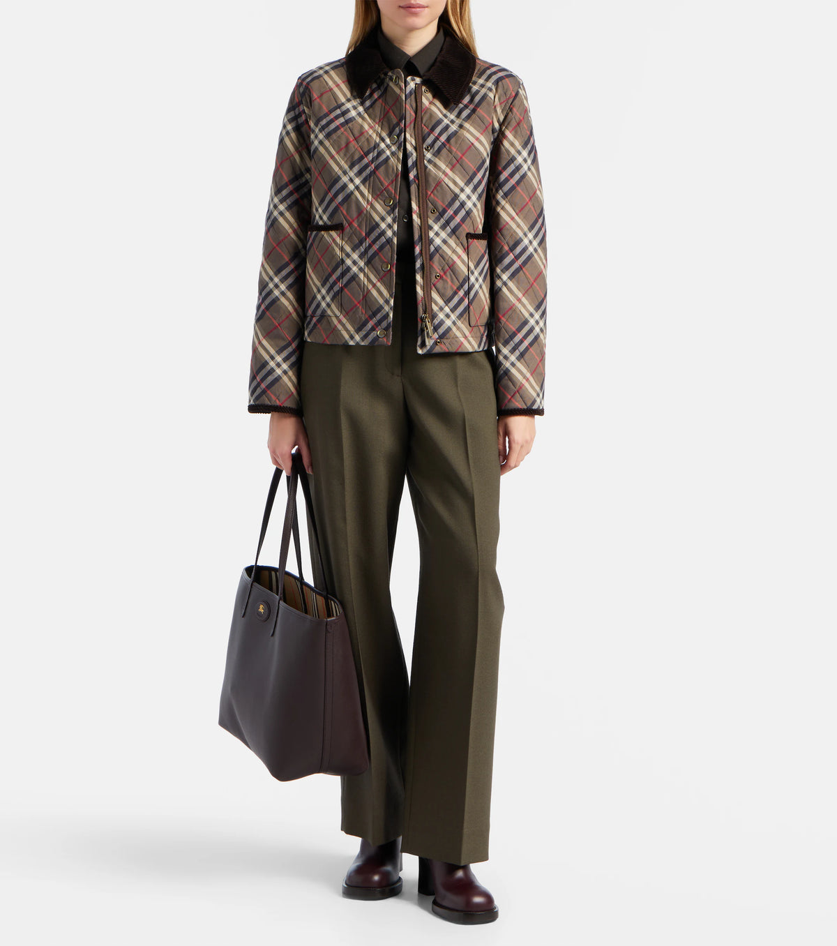 Burberry Reversible Leather Tote Bag