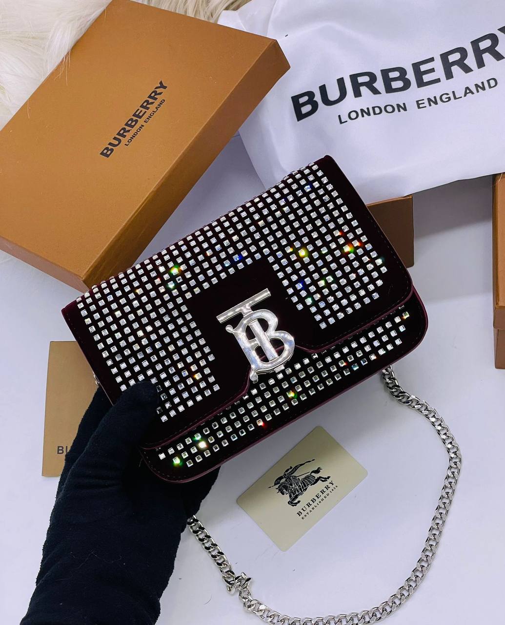 Trendy Burberry Handbag for Women (LE3417)