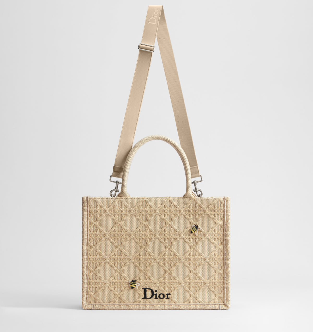 Dior Book Tote Medium – Embroidered Raffia Effect