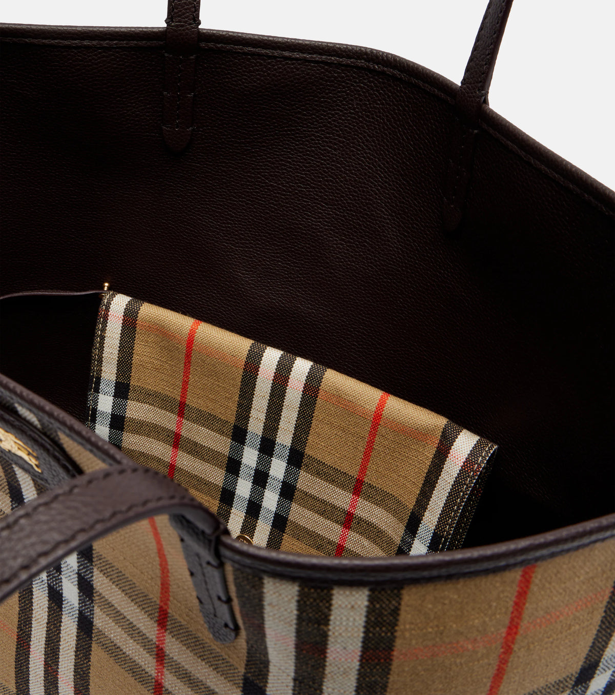 Burberry Reversible Leather Tote Bag