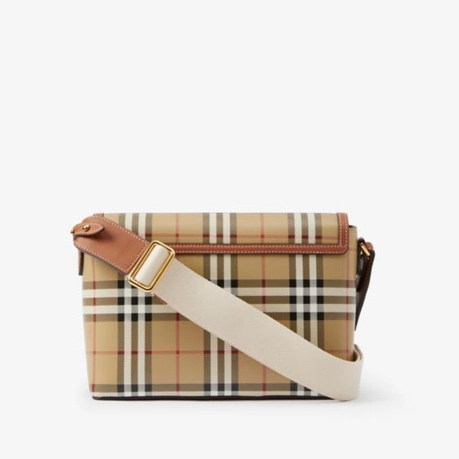 Burberry Archive-Inspired Check Calf Leather Crossbody Bag