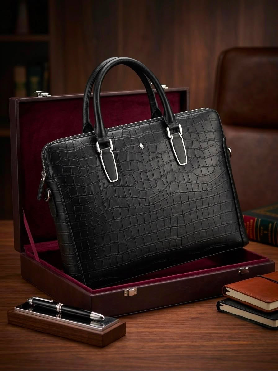 Montblanc Luxury Premium Laptop Bag Black