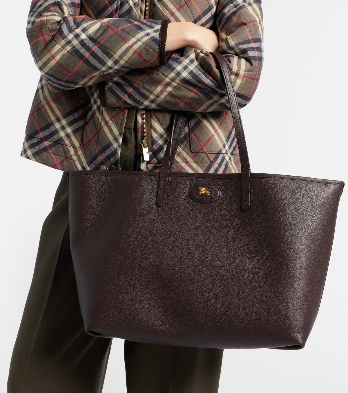 Burberry Reversible Leather Tote Bag