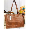 Sabyasachi Crocodile Leather Bag - Brown (LE0017)