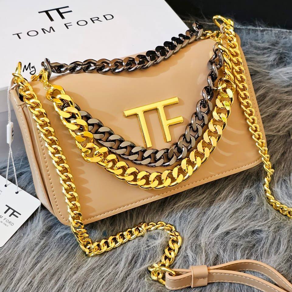 Tom Ford Palmellato Triple Chain Bag For Women (LE0272)