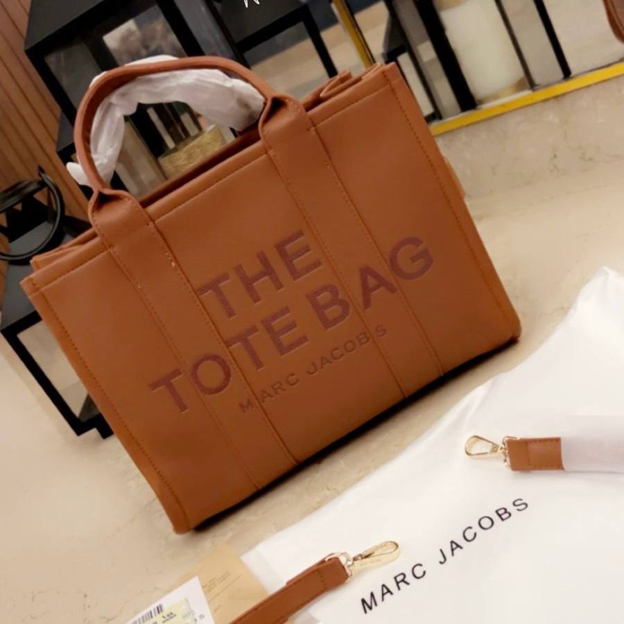 Leather Marc Jacobs Tote Bag For Women (LE0281)