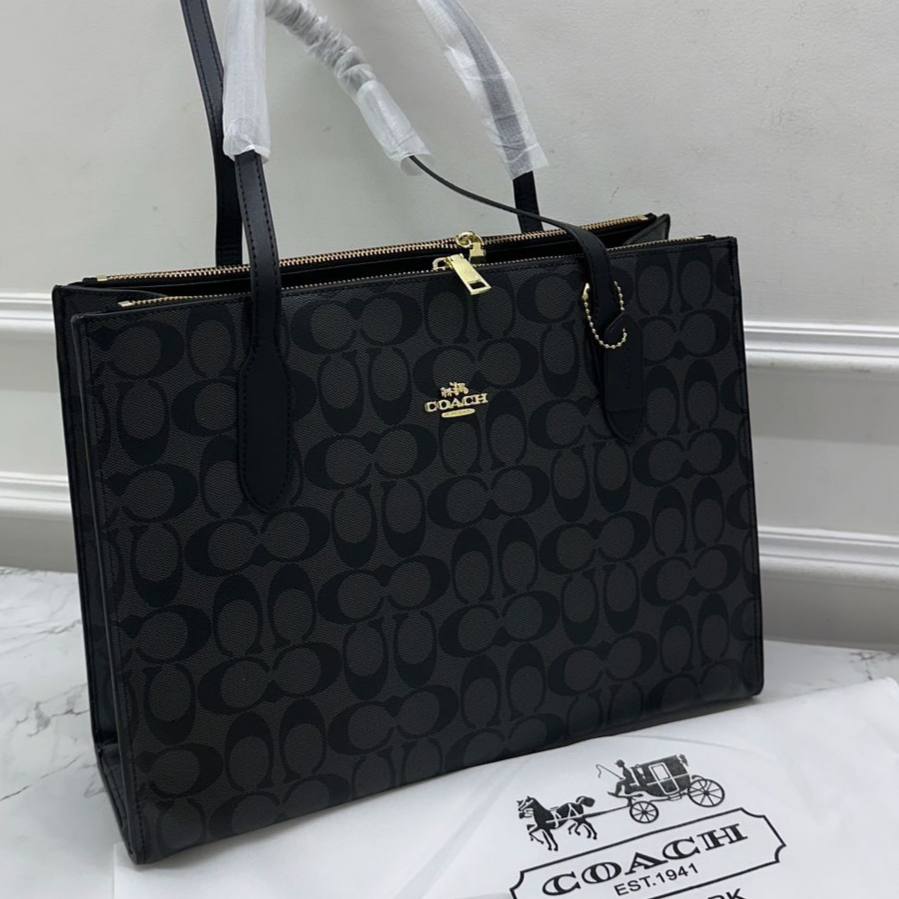 Premium Coach Nina Large Leather Tote Bag For Women