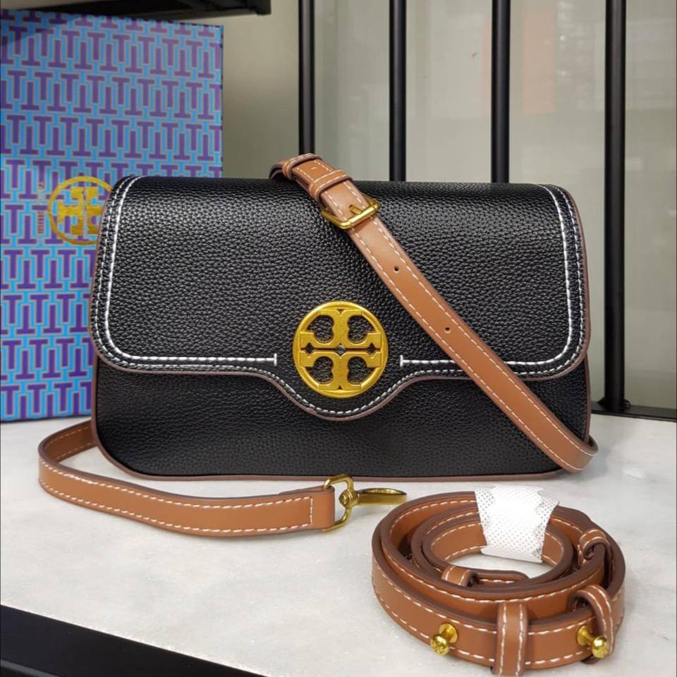 Premium Tory Burch Felix Crossbody Flap Bag