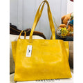Sabyasachi Crocodile Leather Bag - Yellow (LE0018)